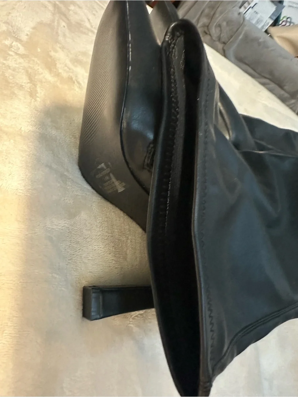 Classic Black Over-the-Knee Stiletto Boots NWOT